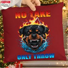 No Take Only Throw Rottweiler png svg | Funny Dog Lover Meme Graphic