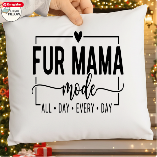 Fur Mom Mode SVG PNG PDF, Dog Cat Mom Shirt, Pet Lover Design