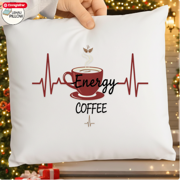 Coffee Energy SVG PNG – Heartbeat Coffee Lover Funny Design