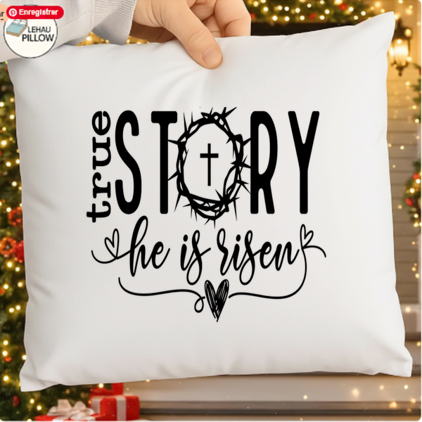 True Story Easter SVG PNG , He Is Risen Christian Design