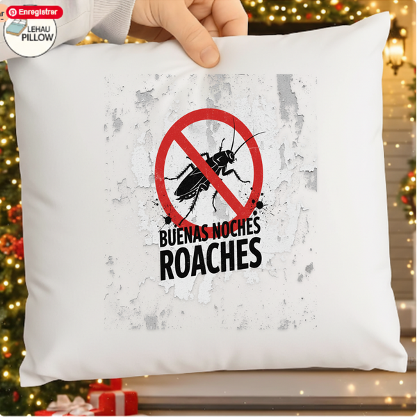 Buenas Noches Roaches SVG PNG – Funny Anti Bug Bilingual Design