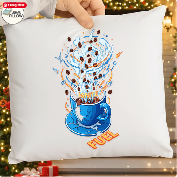 Ignite Fuel Coffee SVG PNG – Energy Burst Coffee Lover Design
