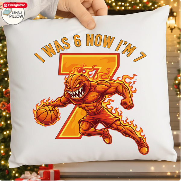 Birthday Boy Basketball PNG SVG, 7th Birthday Shirt Design