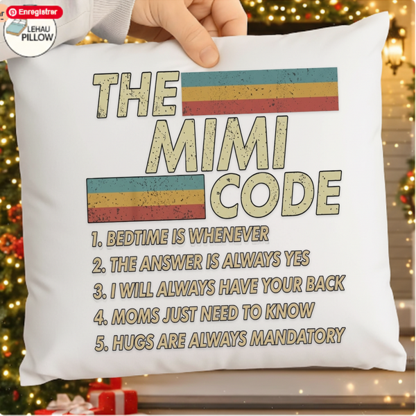The Mimi Code SVG PNG – Funny Grandma Rules Mothers Day Design