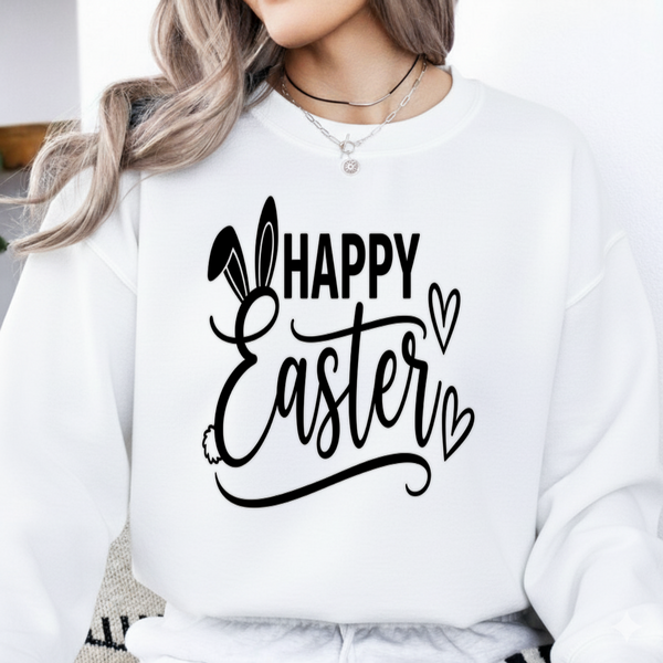 Happy Easter SVG PNG, Bunny Spring Design, Religious Shirt