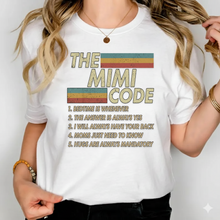 The Mimi Code SVG PNG – Funny Grandma Rules Mothers Day Design