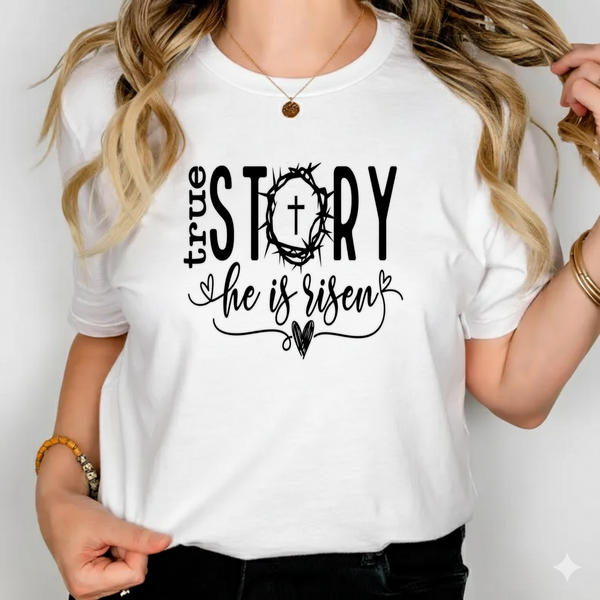 True Story Easter SVG PNG , He Is Risen Christian Design