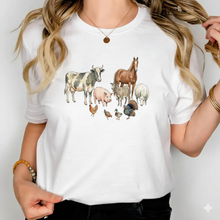 Support Local Farmer SVG PNG, Farm Animals Shirt Design