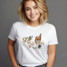 Support Local Farmer SVG PNG, Farm Animals Shirt Design