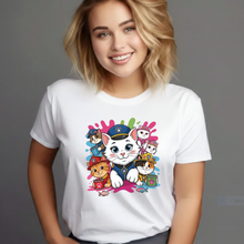 Cartoon Police Cat PNG SVG, Kids Birthday Shirt Design