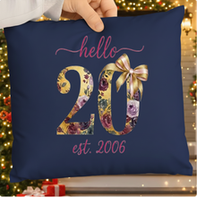 Hello 20 SVG PNG – 20th Birthday Girl Pink Bow Design