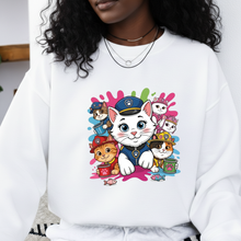 Cartoon Police Cat PNG SVG, Kids Birthday Shirt Design