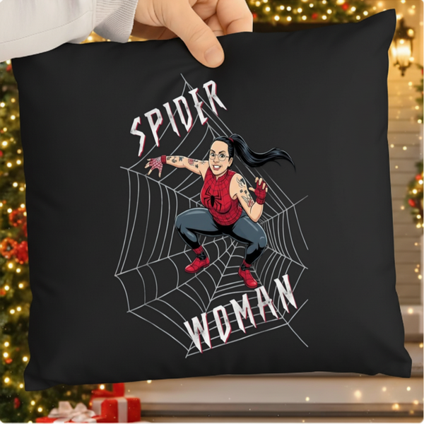 Spider Woman SVG PNG – Funny Superhero Spiderweb Girl Design