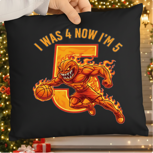 Birthday Boy Basketball PNG SVG, 5th Birthday Shirt Design