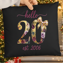 Hello 20 SVG PNG – 20th Birthday Girl Pink Bow Design